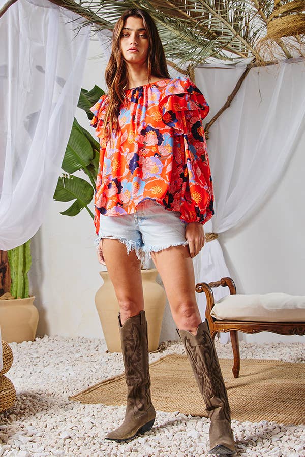 The Lindsay Ruffle Blouse