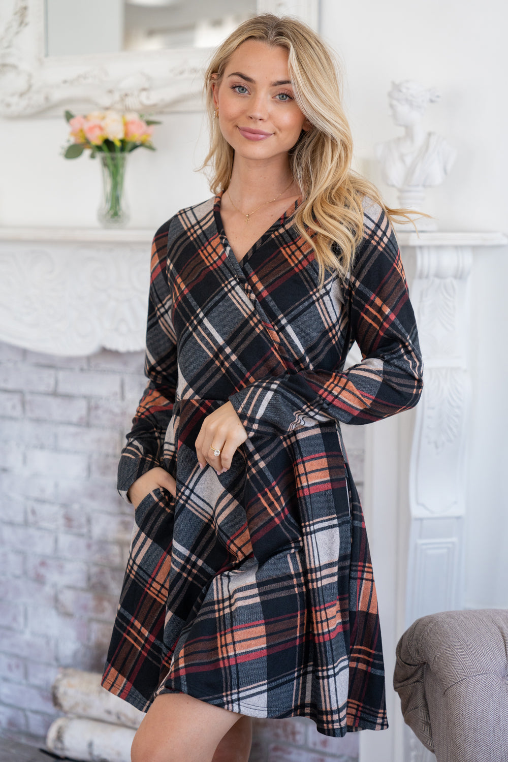 Patti Plaid Dress