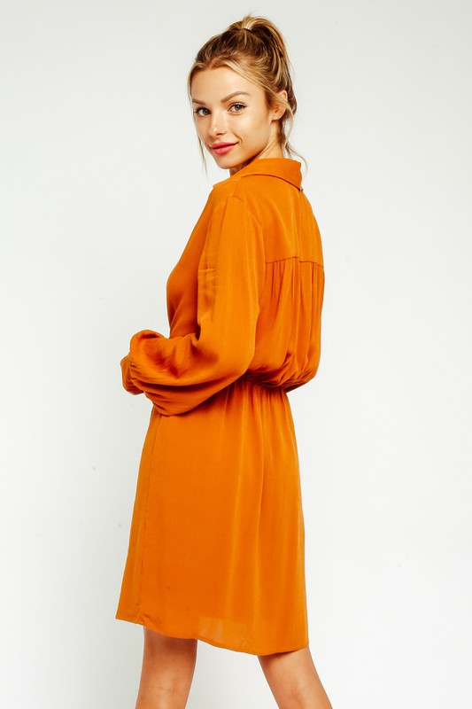 Marigold Shirt Dress