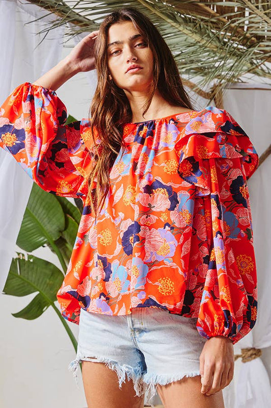 The Lindsay Ruffle Blouse