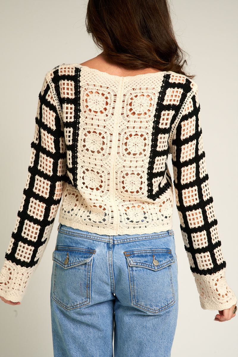 Susie Crochet Cardigan