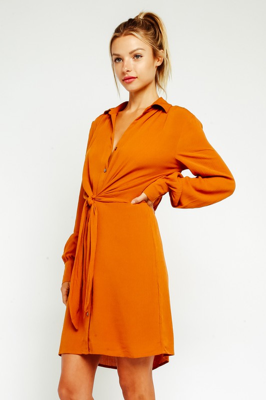 Marigold Shirt Dress