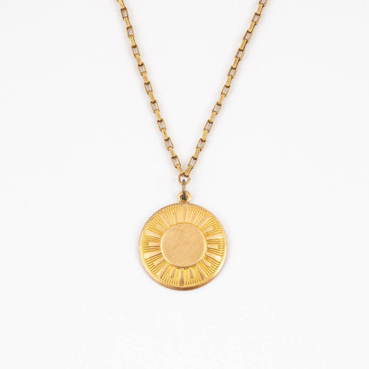 Sun Pendant Necklace