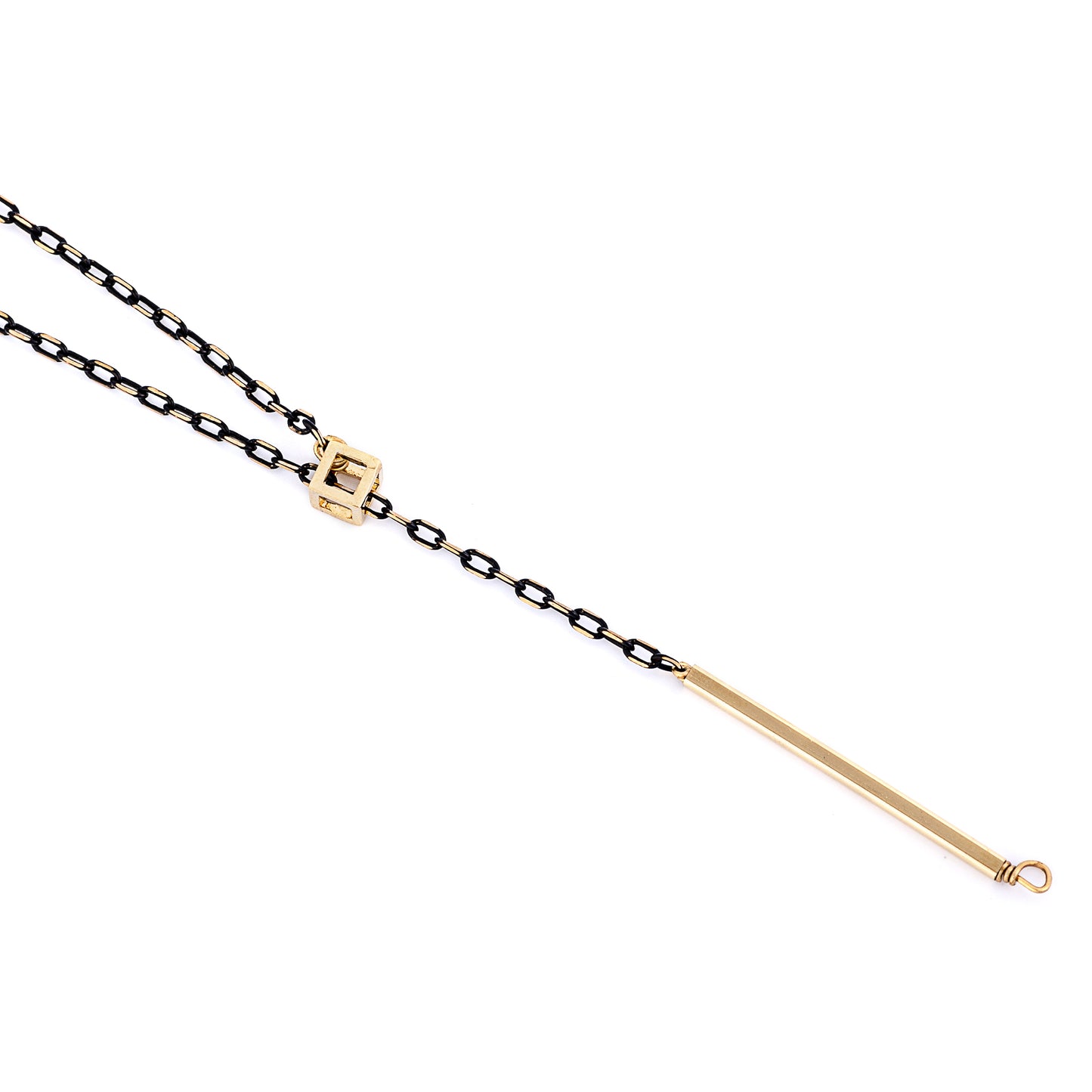 Dainty Square Lariat